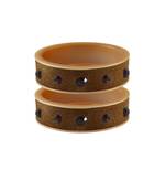 Dark Brown Plain Acrylic Bangle