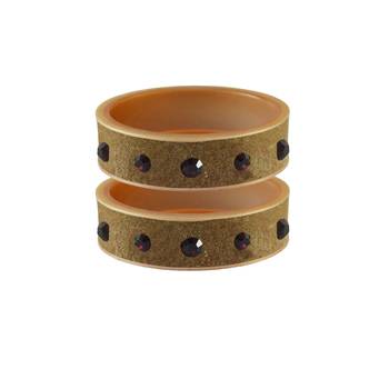 Light Brown  Plain Acrylic Bangle 1