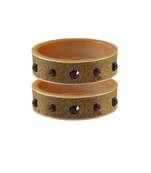 Light Brown  Plain Acrylic Bangle