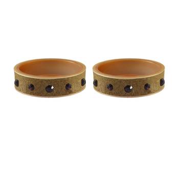 Light Brown  Plain Acrylic Bangle 2