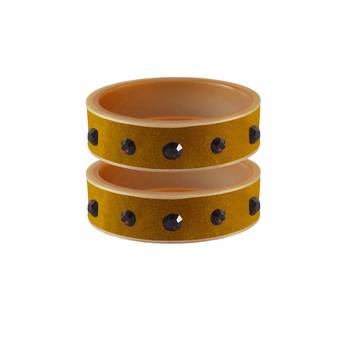 Light Brown  Plain Acrylic Bangle 1