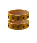 Light Brown  Plain Acrylic Bangle