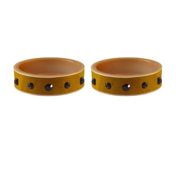 Light Brown  Plain Acrylic Bangle 2