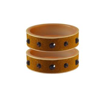 Dark Brown Plain Acrylic Bangle 1