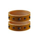 Dark Brown Plain Acrylic Bangle