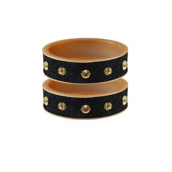 Grey Stone Stud Acrylic Bangle 1