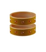 Light Brown  Stone Stud Acrylic Bangle