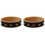 Grey Stone Stud Acrylic Bangle