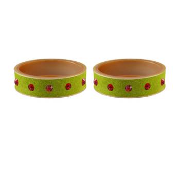 Parrot  Stone Stud Acrylic Bangle 2