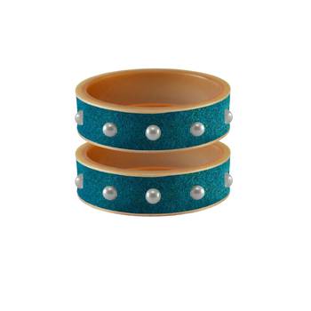 Firozi Moti Stud Acrylic Bangle 1