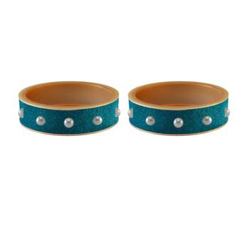 Firozi Moti Stud Acrylic Bangle 2