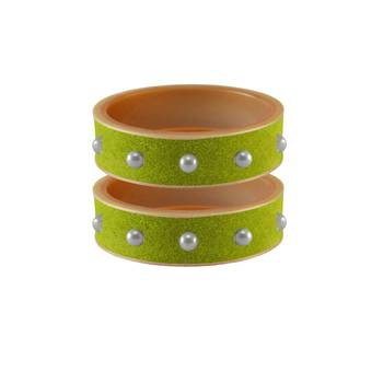 Parrot  Moti Stud Acrylic Bangle 1