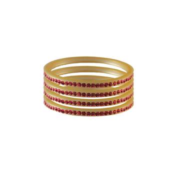 Rani Stone Stud Acrylic Bangle 1