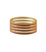 Rani Stone Stud Acrylic Bangle