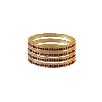 Rani Stone Stud Acrylic Bangle 1