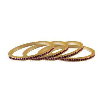 Rani Stone Stud Acrylic Bangle 2