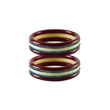 Firozi Stone Stud Acrylic Bangle 1