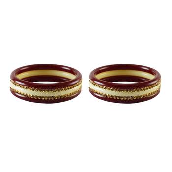 Golden Stone Stud Acrylic Bangle 2
