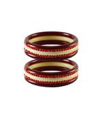 Red Stone Stud Acrylic Bangle