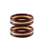 Purple Stone Stud Acrylic Bangle