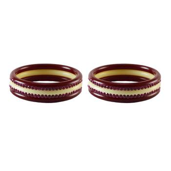 Rani Stone Stud Acrylic Bangle 2
