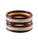 White Stone Stud Acrylic Bangle