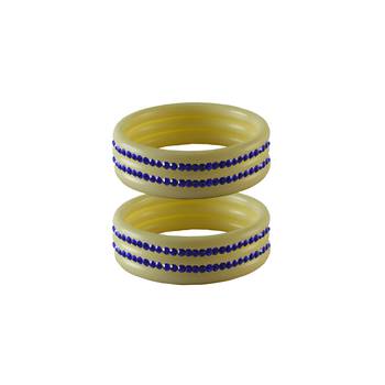 Blue Stone Stud Acrylic Bangle 1