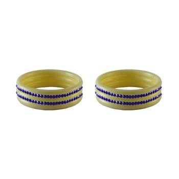 Blue Stone Stud Acrylic Bangle 2