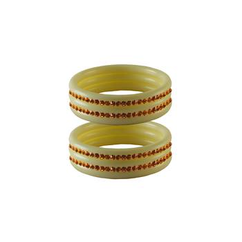 Brown Stone Stud Acrylic Bangle 1