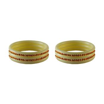 Brown Stone Stud Acrylic Bangle 2