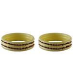 Dark Brown Stone Stud Acrylic Bangle