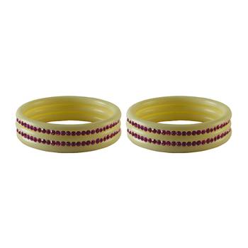 Rani Stone Stud Acrylic Bangle 2