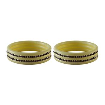 Dark Jamani  Stone Stud Acrylic Bangle 2