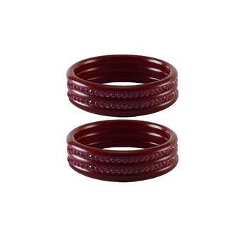 Rani Stone Stud Acrylic Bangle 1