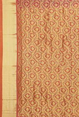 CLASSICATE From The House Of The Chennai Silks Women's Red Dharmavaram Silk Saree With Running Blouse 4