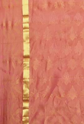 CLASSICATE From The House Of The Chennai Silks Women's Golden Dharmavaram Silk Saree With Running Blouse 4