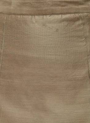 Mud Grey Chanderi Skirt 4