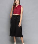 Black Culottes with belt