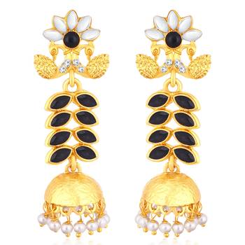 Black diamond earrings 1