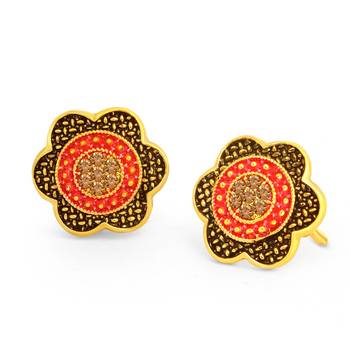 Pink diamond earrings 1