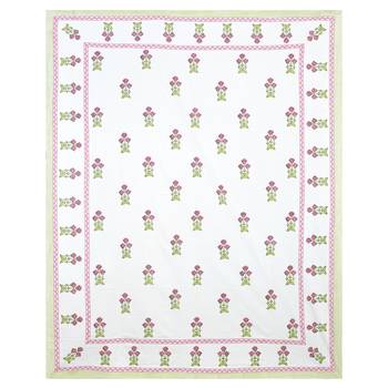 Traditional Rajasthani Hand Print King Size 300TC Bedsheet with 2 Pillow Covers (100% Cotton) 3