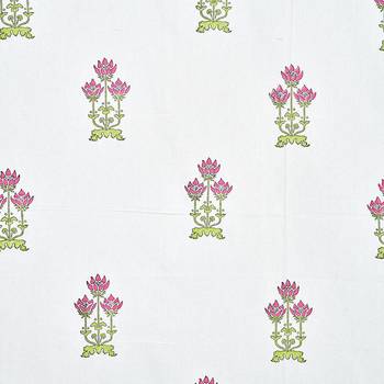 Traditional Rajasthani Hand Print King Size 300TC Bedsheet with 2 Pillow Covers (100% Cotton) 4