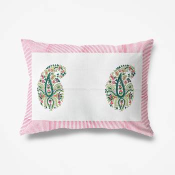 Traditional Rajasthani Hand Print King Size 300TC Bedsheet with 2 Pillow Covers (100% Cotton) 5
