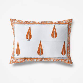 Premium Hand Block Printed Rajasthani Traditional Double Bedsheet with 2 Pillow Covers 5