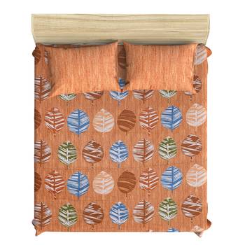 Printed Jaipuri Cotton Procion Premium Double Bedsheet with 2 Pillowcovers 2