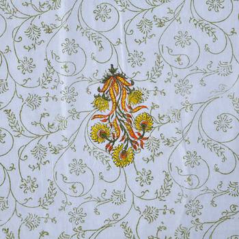 Jaipuri Premium Quality Hand Printed King Size Bedsheet with 2 Pillow Covers 4