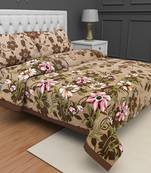 Printed Jaipuri Cotton Procion Premium Double Bedsheet with 2 Pillowcovers