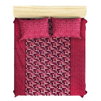 Printed Jaipuri Cotton Procion Premium Double Bedsheet with 2 Pillowcovers 2