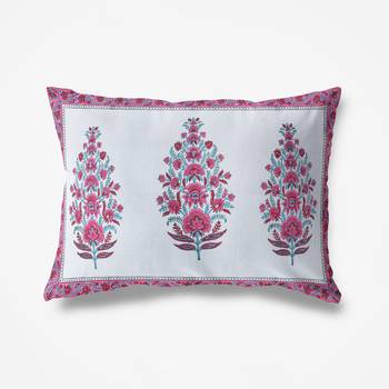 300TC Premium Rajasthani Traditional Double Bedhseet with 2 Pillow Covers 5