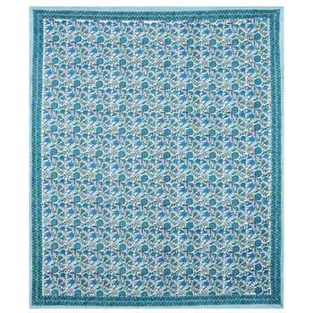 Traditional Hand Block Printed Jaipuri 300TC Double Bedsheet with 2 Pillow Covers 3